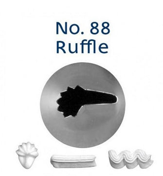 No. 88 Ruffle Standard Stainless Steel Piping Tube