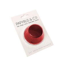 Medium Red 408 Foil Baking Cups - 50 Pack