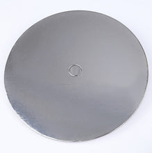 Silver Round Cardboard Perforated - 8 Inch