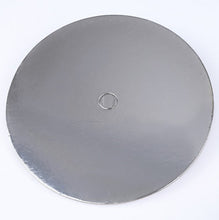 Silver Round Cardboard Perforated - 6 Inch