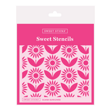 Sweet Sticks Scandi Sunflower Stencil