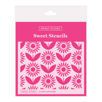 Sweet Sticks Scandi Sunflower Stencil