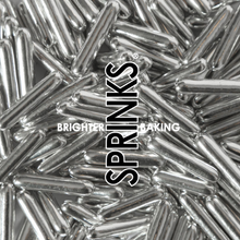 Sprinks Metallic Silver Rods 500g