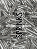 Sprinks Metallic Silver Rods 500g