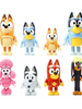 Bluey and Family Figurines - 8 Piece Set