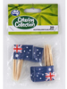 Australia Flag Pick - 20 Pack