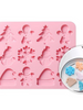 12 Cavity Christmas Silicone Mould