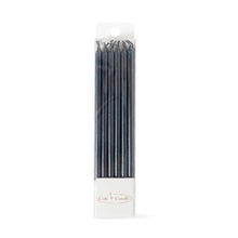 12cm Tall Black Candles (Pack of 12)