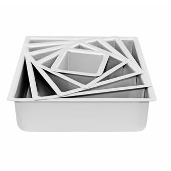 Heavy Duty Square Cake Tin 12 Inch (4in Deep)