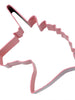 Pink Unicorn Head Cookie Cutter 12cm