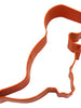 T-Rex Dinosaur Cookie Cutter Orange