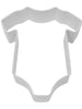 Baby Bodysuit Cookie Cutter White