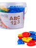 36 Piece Alphabet and Number Cookie Cutter Set