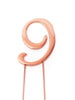Number 9 Rose Gold Topper