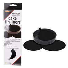 Non-Stick Reusable Cake Tin Liners 3 Pack