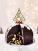 Gold Christmas Tree Diamante Cake Topper