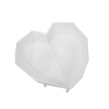 Large Geo Heart Silicone Mould