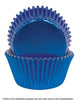 408 Blue Foil Baking Cups 72 Pack