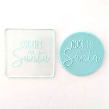 Acrylic Cookies for Santa Debosser Press