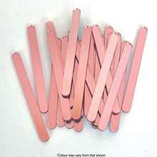 Acrylic Rose Gold Mirror Popsicle Sticks 24pk