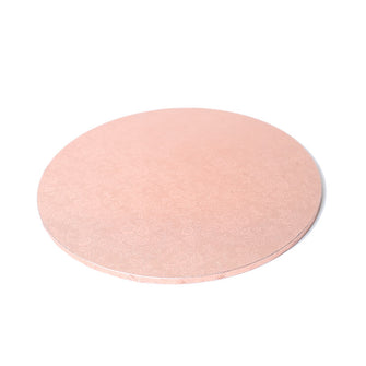 Rose Gold Masonite Round Cake Board 12 Inch