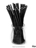 Cake Craft 6 Inch Lollipop Sticks Black 50 Pack