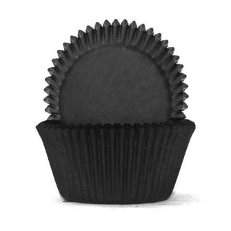 Black 408 Baking Cups 100 Pack