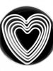 Heart Plastic Cutters Set of 5