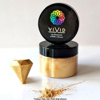 Vivid Metallic Shimmer Dust Antique Gold 50g