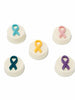 Chocolate Mould Awareness Ribbon Cookie