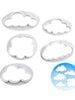 Cloud Cookie Cutters 5 Piece