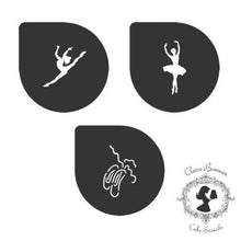 Ballerina Stencil Set of 3