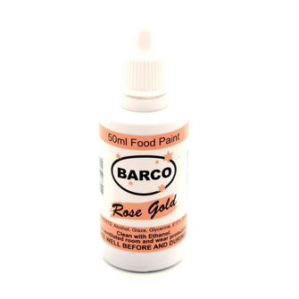 Barco Rose Gold Food Paint 50ml