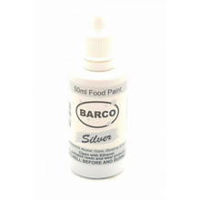 Barco Silver Food Paint - 50ml