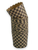 Brown Check Mini Muffin Cases Pack of 50