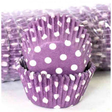 Purple Polka Dots 500 Bulk Cupcake Cases