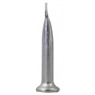 Bullet Candle Silver 4.5cm