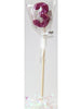 Glittered Pink Candle No. 3