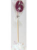 Glittered Pink Candle No. 6