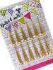 Gold Bullet Candles 12pk
