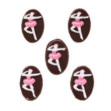Chocolate Mould Ballerina Oval Mint