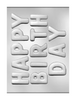 Chocolate Mould Happy Birthday
