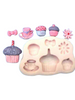 Cupcakes and Tea Party Mould