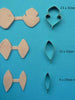 Cymbidium Orchid Cutter and Veiner set