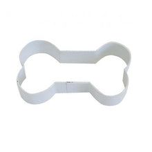 White Dog Bone Cookie Cutter 9cm