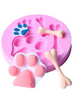 Dog Paw and Bone Silicone Mould