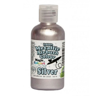 Edible Metallic Airbrush Silver 55ml