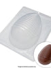 Creased Egg Chocolate Mould