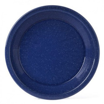 25cm Blue Round Pie Plate Falcon Enamelware