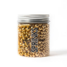 Sprinks Bounce and Bubble Shiny Gold Sprinkles 75g